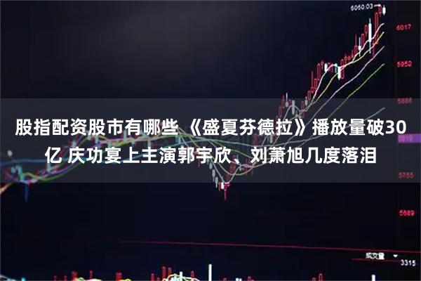 股指配资股市有哪些 《盛夏芬德拉》播放量破30亿 庆功宴上主演郭宇欣、刘萧旭几度落泪